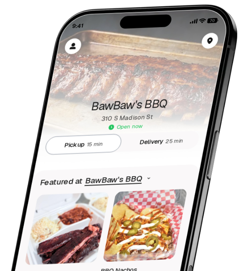 BawBaw's BBQ app preview