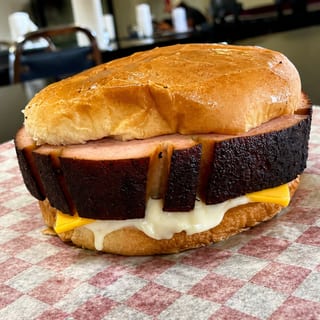 “Buster Burger” Bologna Sandwich